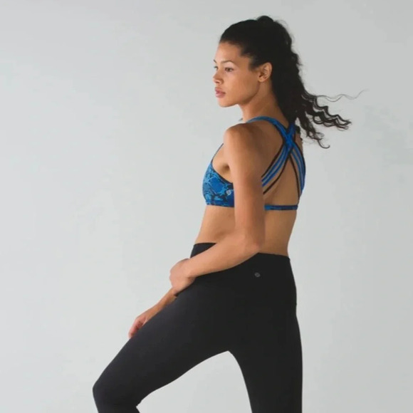 Lululemon Free To Be *WildMini Ziggy Snake Pipe Dream Blue Sapphire Blue - Picture 4 of 10